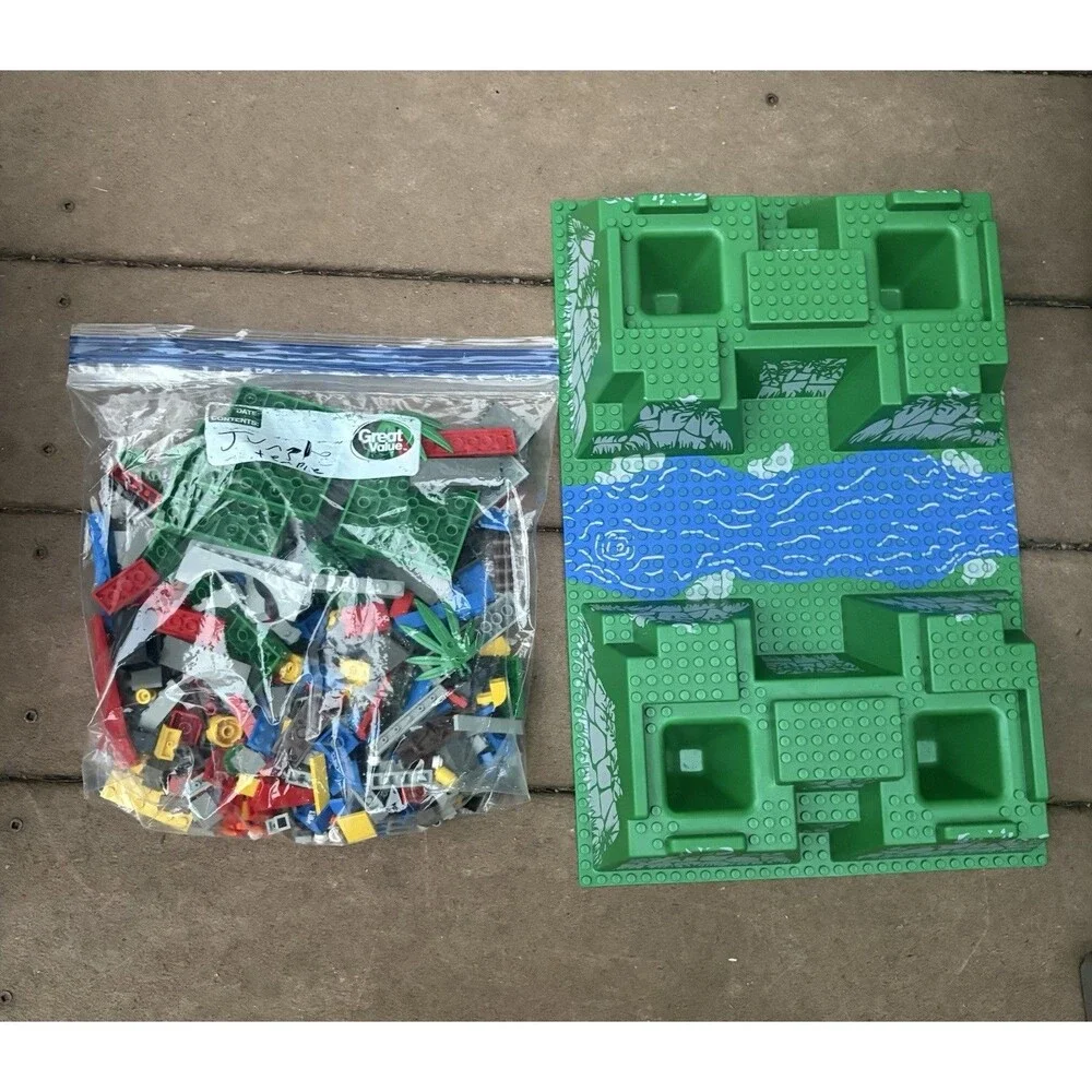 Lego 5986 Amazon Ancient Ruins Secret Jungle Temple INCOMPLETE NO MANUAL No Figs